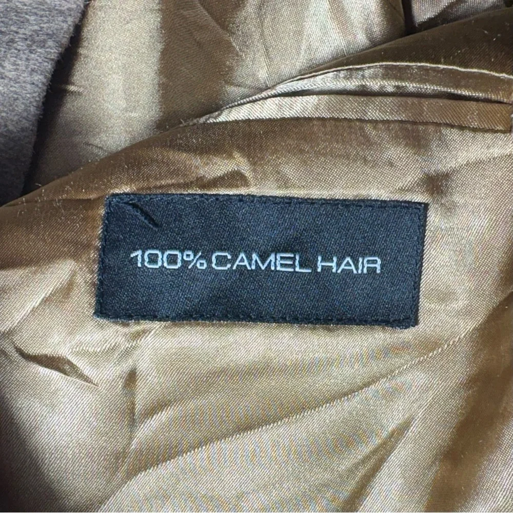 Bill Blass Men’s Coat Tan 100% Camel Hair Size 46L